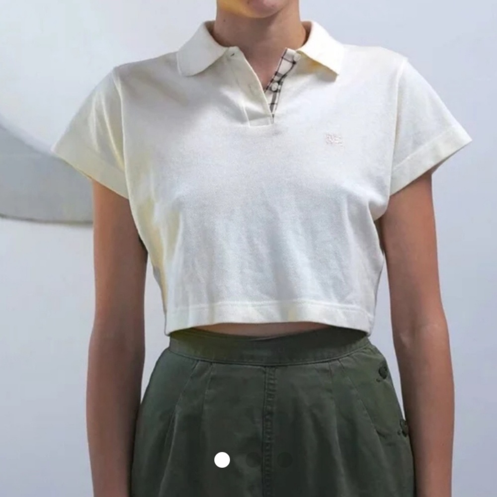 Burberry Cropped Polo